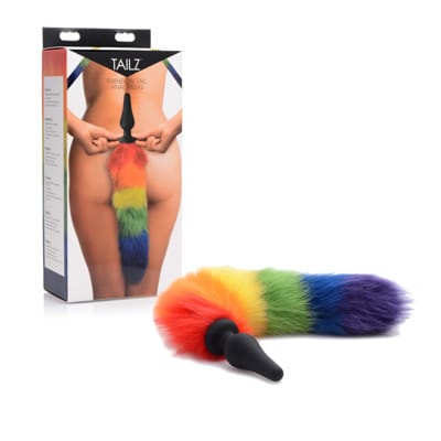 Tailz - Anal Plug With Rainbow Tail