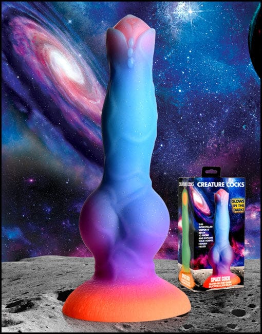 Creature Cocks - Space Cock - Glow-in-the-Dark Silicone Alien Dildo