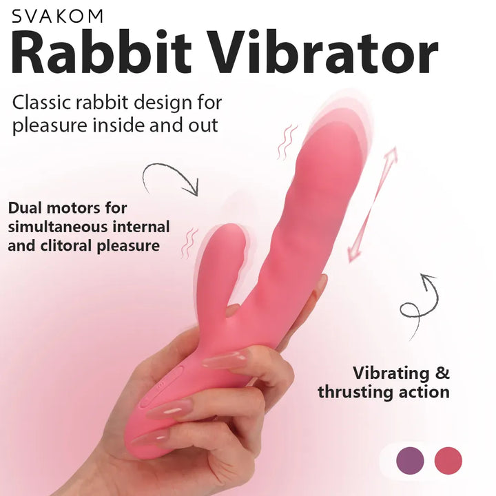 Svakom - AVERY - Thrusting Rabbit Vibrator