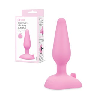 B-Vibe Beginner’s Vibrating Plug – Pink