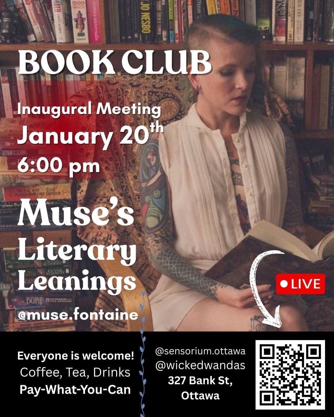 Muse’s Literary Leanings | Book Club Jan 20th