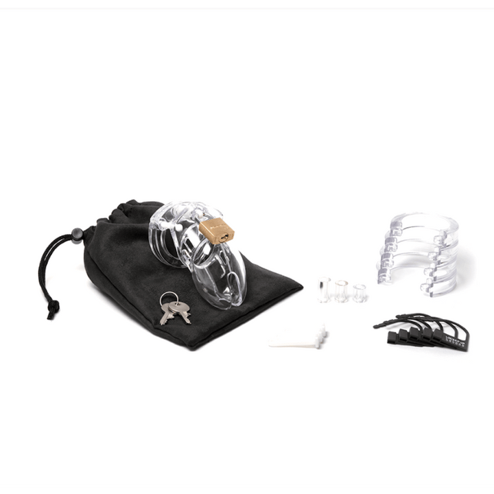 CB-6000S Cock Cage Kit - Clear
