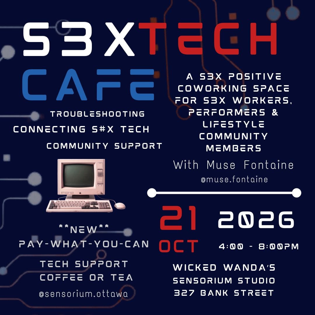 S3X Tech Cafe w/ Muse Fontaine ~ OCT 21