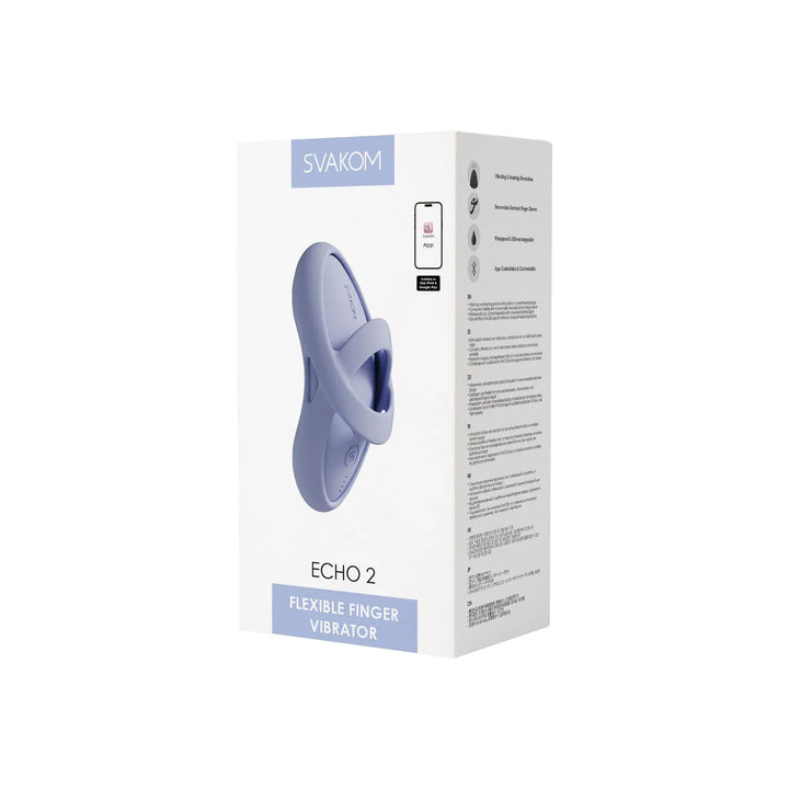 Svakom - ECHO 2 App control Flexible vibrating Finger with Heating function