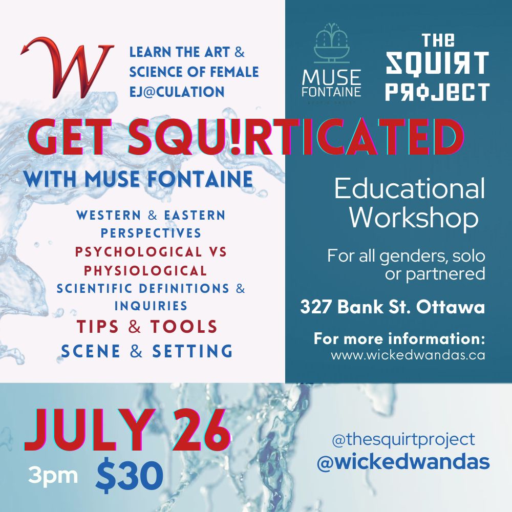 Get Squirticated Workshop: JULY 26