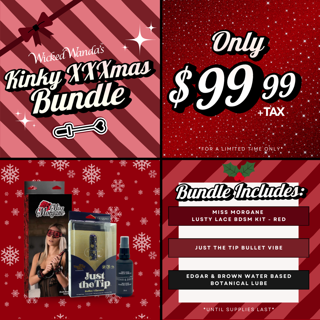 Kinky XXXmas Bundle | Lusty Lace BDSM Kit - Red