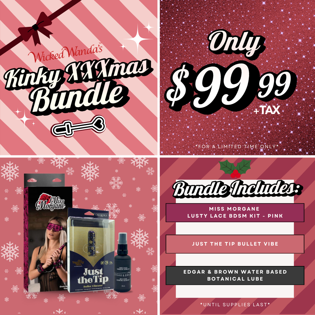 Kinky XXXmas Bundle | Lusty Lace BDSM Kit - Pink