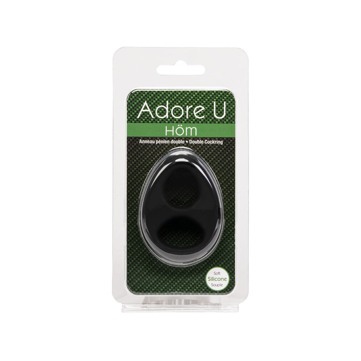 Adore U Höm - Double Cockring - Black