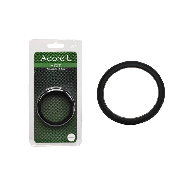 Adore U Höm - 5.5cm Silicone Cockring - Black