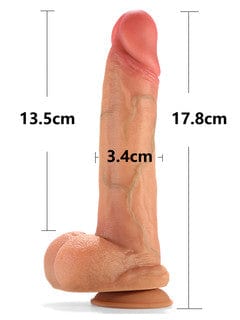 Lucas 5.5″ Dual-Density Silicone Dildo | Realistic Feel