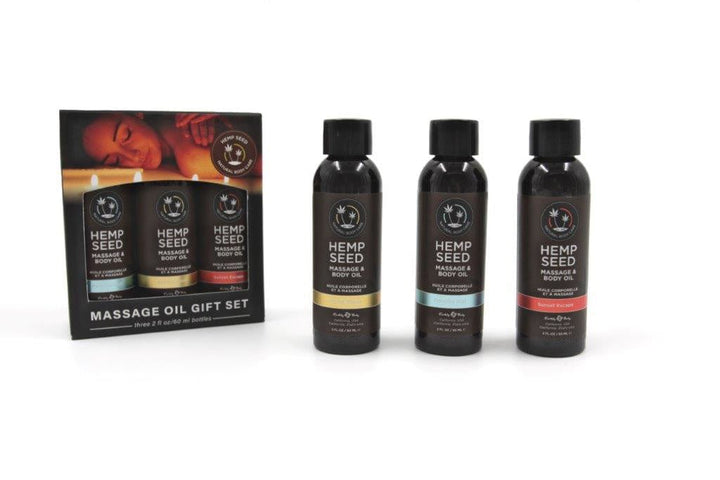 Hemp Seed Massage Oil Gift Set