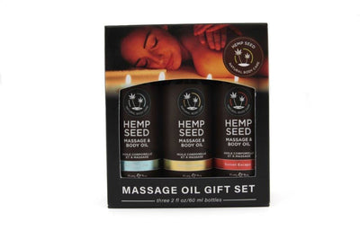 Hemp Seed Massage Oil Gift Set