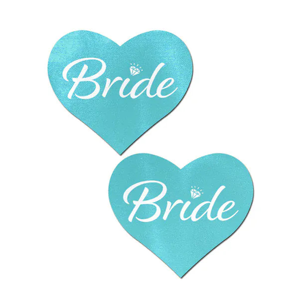 “Bride” Heart Pasties