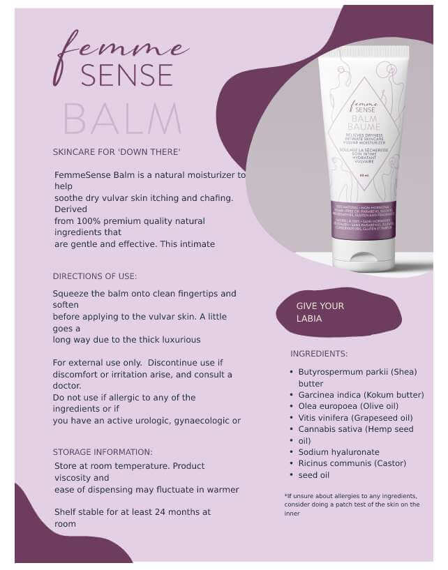 Femme Sense Vulvar Moisturizer