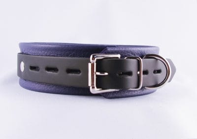 Aslan Prince Leather Collar in Purple