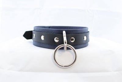 Aslan Prince Leather Collar in Purple