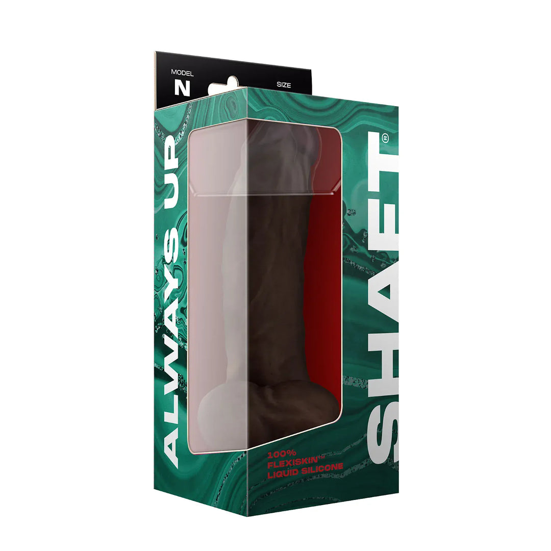 SHAFT - Model N 9.5" |  Liquid Silicone Dong W/Balls