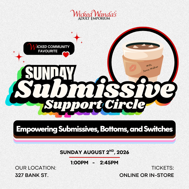 Sunday Submissive Support Circle: Empowering Submissives, Bottoms, and Switches | August 2nd