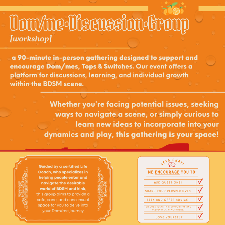 Sunday Dom/me Discussion Group | July 5th