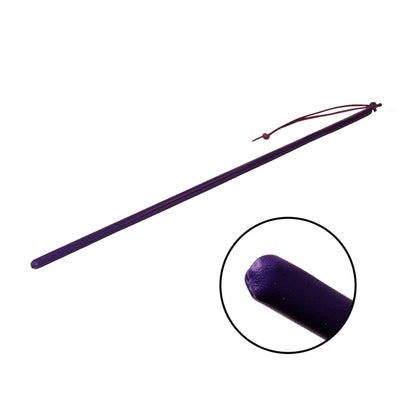 Spartacus - 24'' Leather Wrapped Cane in Red / Black & Purple