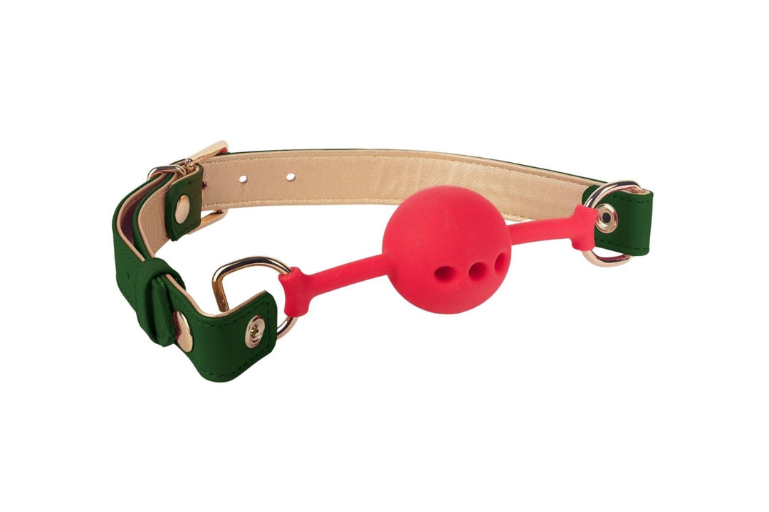 Spartacus - Ball Gag Silicone - Green/Gold