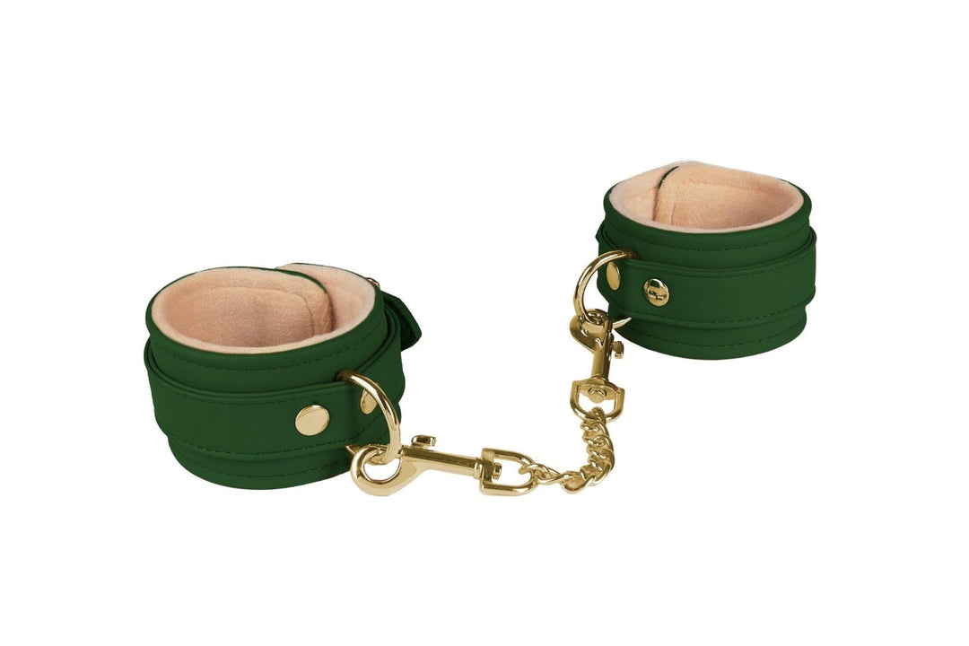 Spartacus - Ankle Plush Restraints - Green