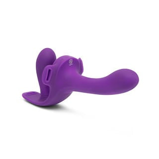 Together - Lock-In Dual-Ended Vibrating Strap-On & Harness Set
