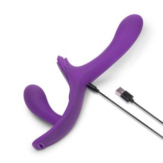 Together - Lock-In Dual-Ended Vibrating Strap-On & Harness Set