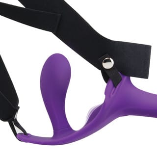 Together - Lock-In Dual-Ended Vibrating Strap-On & Harness Set