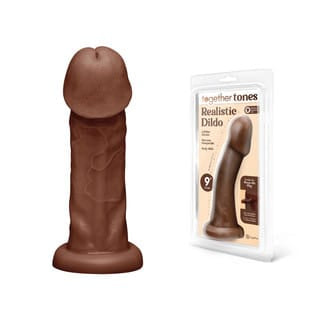 9" Dildo Dark Brown| Together