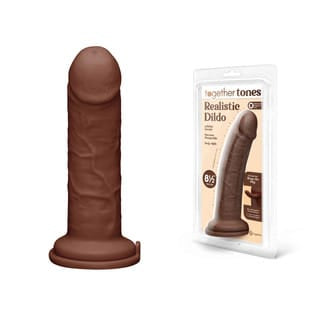 8.5" Dildo Dark Brown| Together
