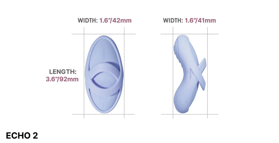 Svakom - ECHO 2 App control Flexible vibrating Finger with Heating function