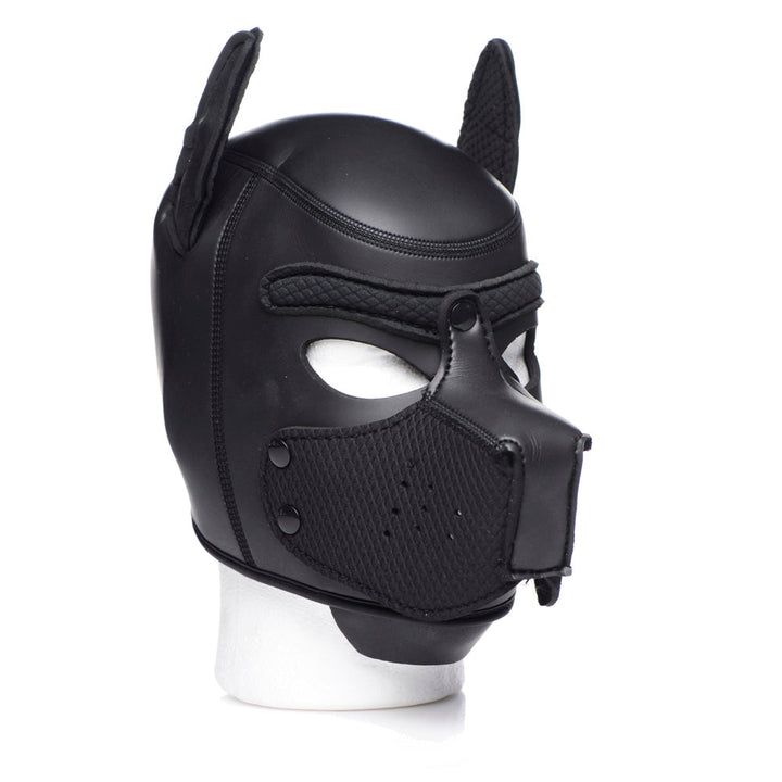Spike Neoprene Puppy Hood - Black