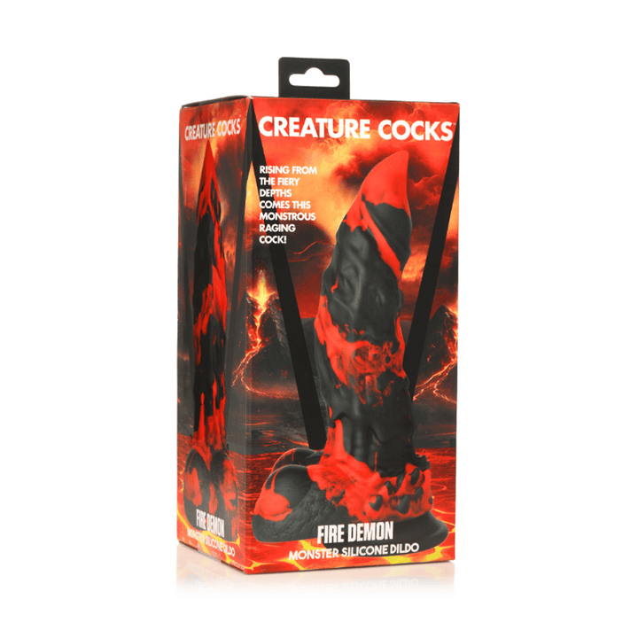 Fire Demon Monster Silicone Dildo