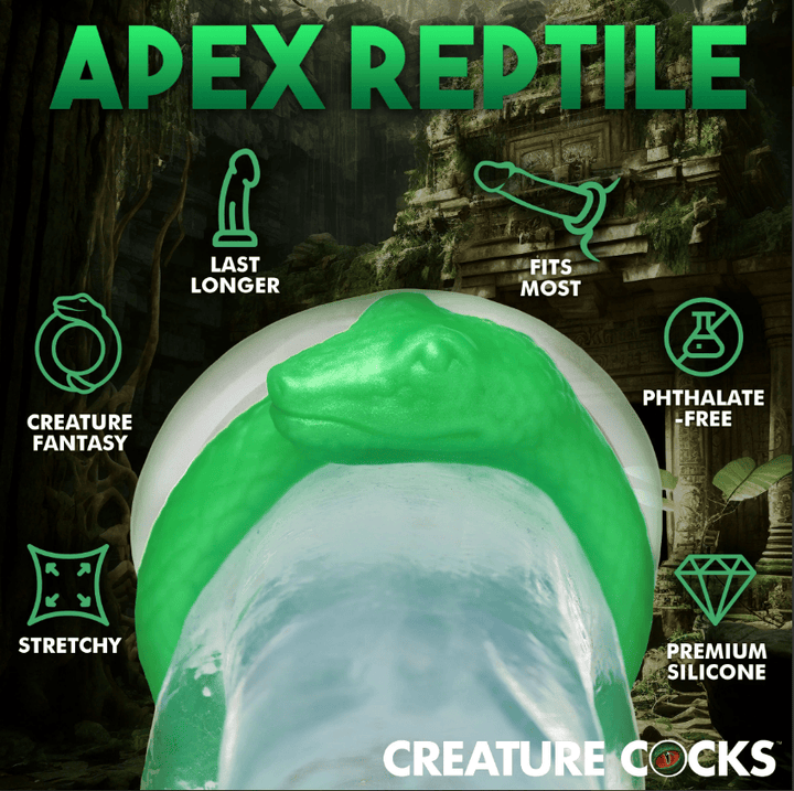 Serpentine Silicone Cock Ring