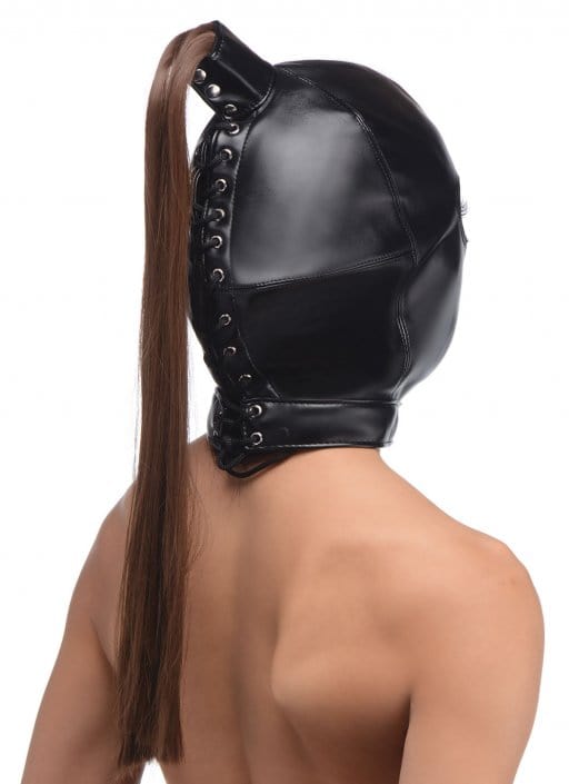 XR Brands Ponytail Bondage Hood