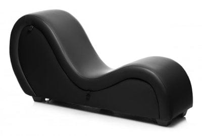 Master Series Kinky Couch Sex Chaise Lounge in Black