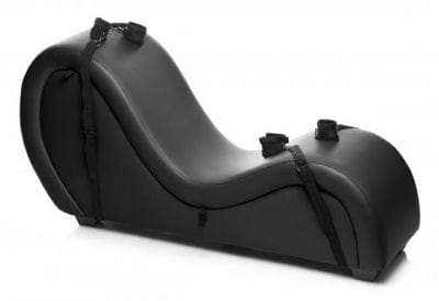 Master Series Kinky Couch Sex Chaise Lounge in Black