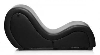 Master Series Kinky Couch Sex Chaise Lounge in Black