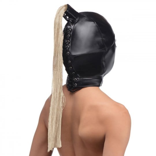 XR Brands Ponytail Bondage Hood