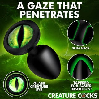 Creature Cocks Eye Silicone Butt Plug in S,M,L