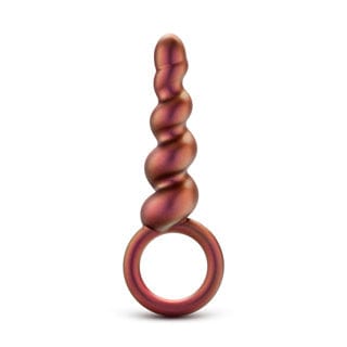 Anal Adventures Matrix Spiral Loop Plug in Copper