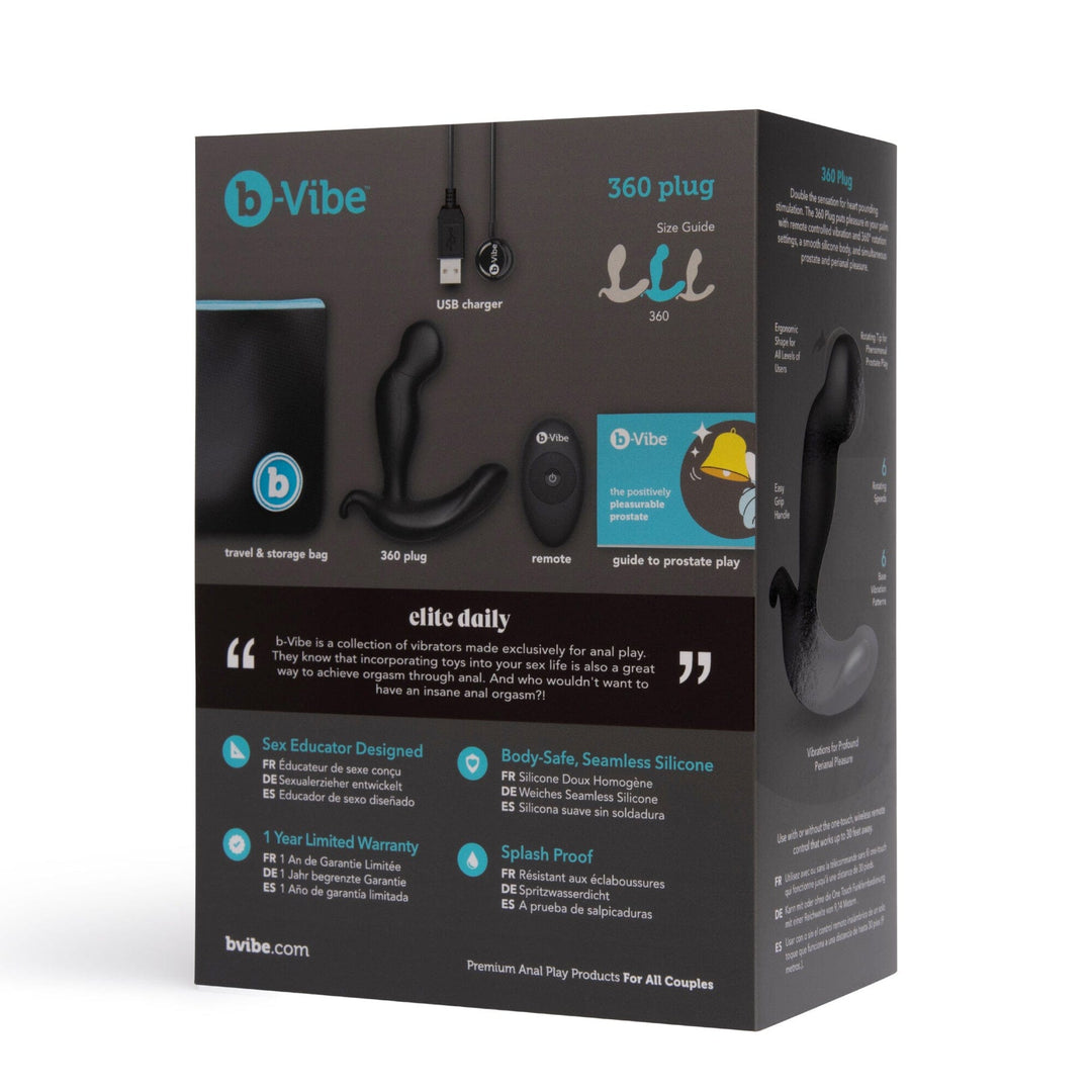 B-Vibe - 360 Plug - Black