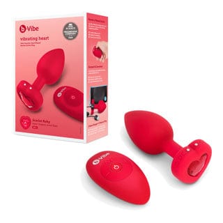 B-Vibe - Vibrating Heart Jewel Plug