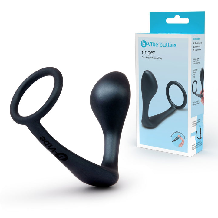 B-Vibe - Ringer - Cock Ring & Prostate Plug