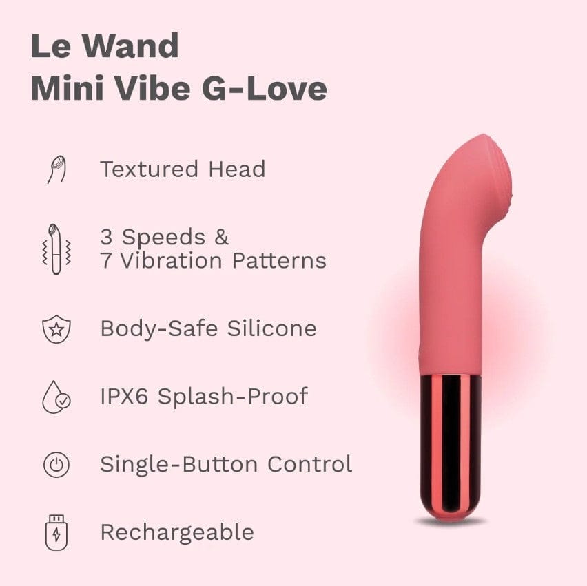 Le Wand Mini Vibe G-Love – Textured G-Spot Vibrator