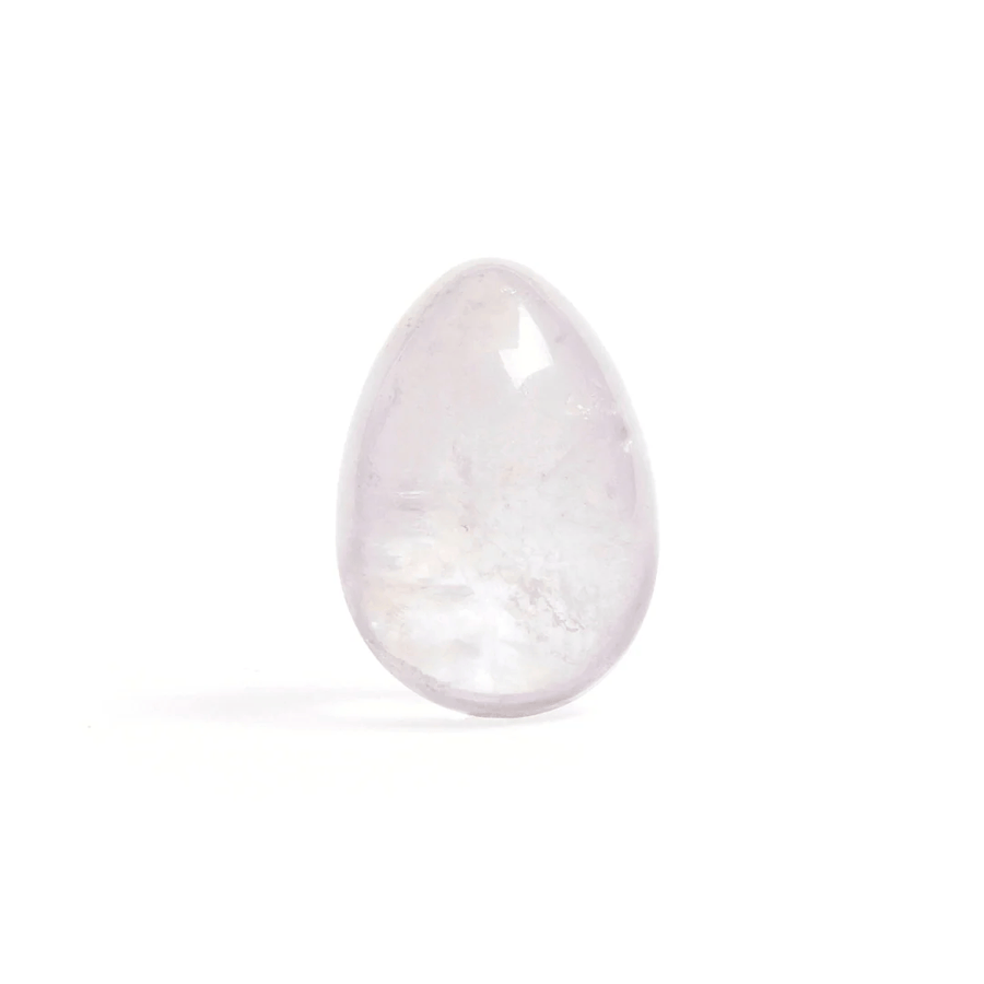 Clear Quartz - Medium Yoni Egg - Drilled