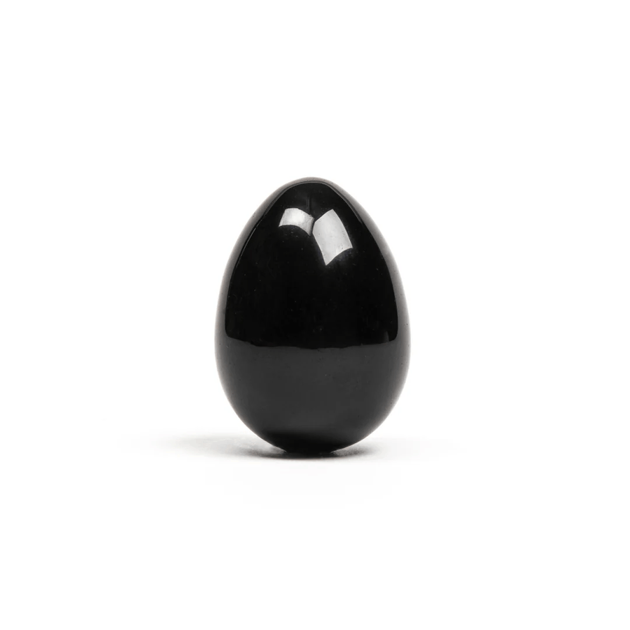 Black Obsidian - Yoni Egg - Non-Drilled