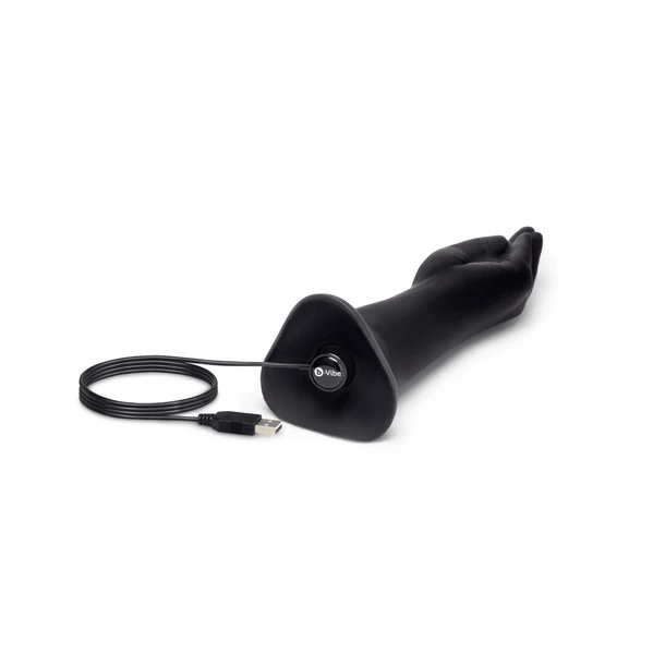 VIBRATING SILICONE FISTING DILDO