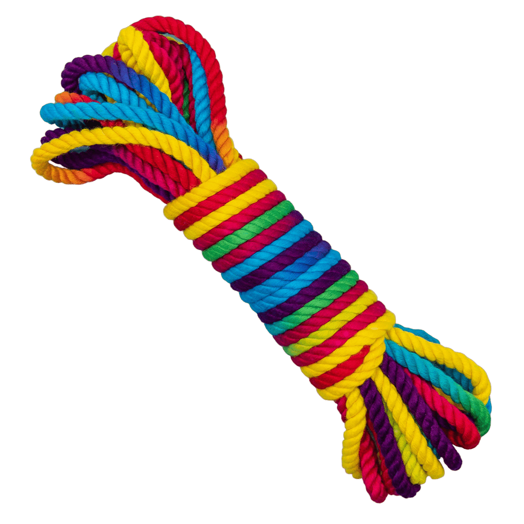 Funfetti Rainbow Bondage Rope